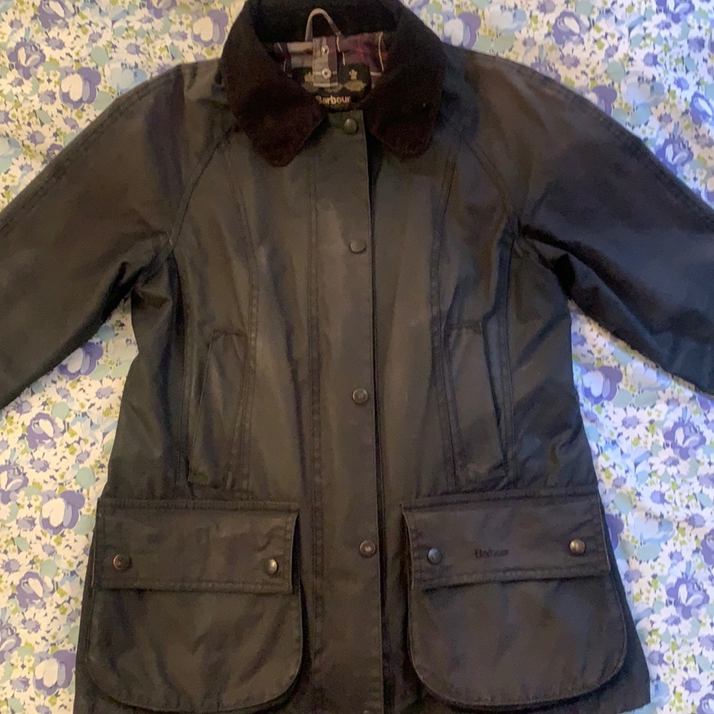 Barbour Classic Beadnell Wax jacket, size 6.